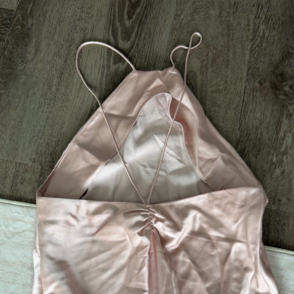 Significant Other Vienna Satin Dress Rose Pink - Picture 7 of 7